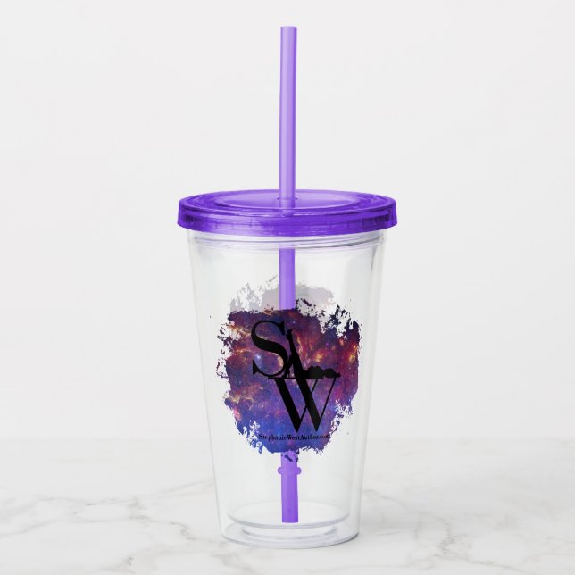 Author Stephanie West Acrylic Tumbler (Front)