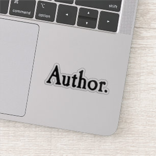 Author. Sticker