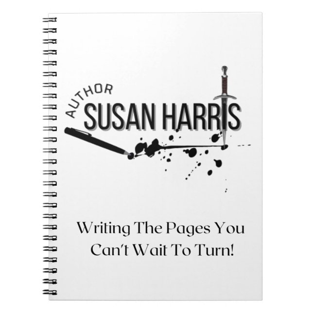 Author Susan Harris Notebook (Front)