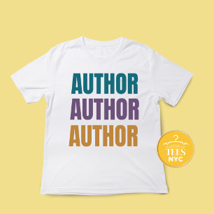 Author T-shirt Fall Colors