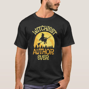 Author Witch Halloween Humor T-Shirt