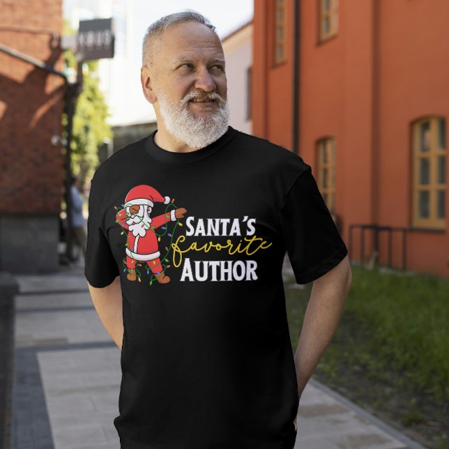 Author Xmas Shirts, Funny Dabbing Santa Tri-Blend Shirt (Creator Uploaded)