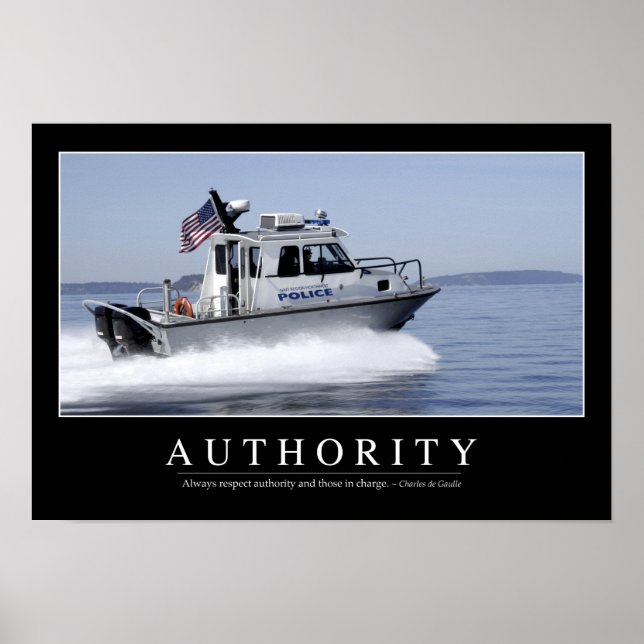 Authority: Inspirational Quote Poster (Front)