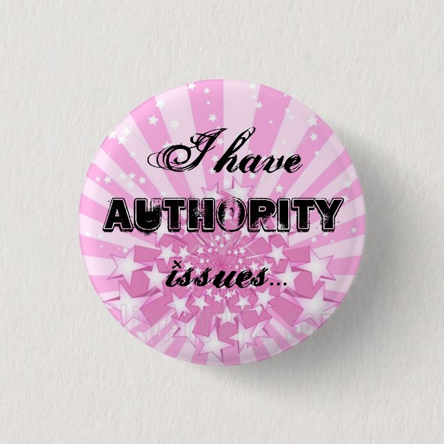 Authority Issues Button (Front)