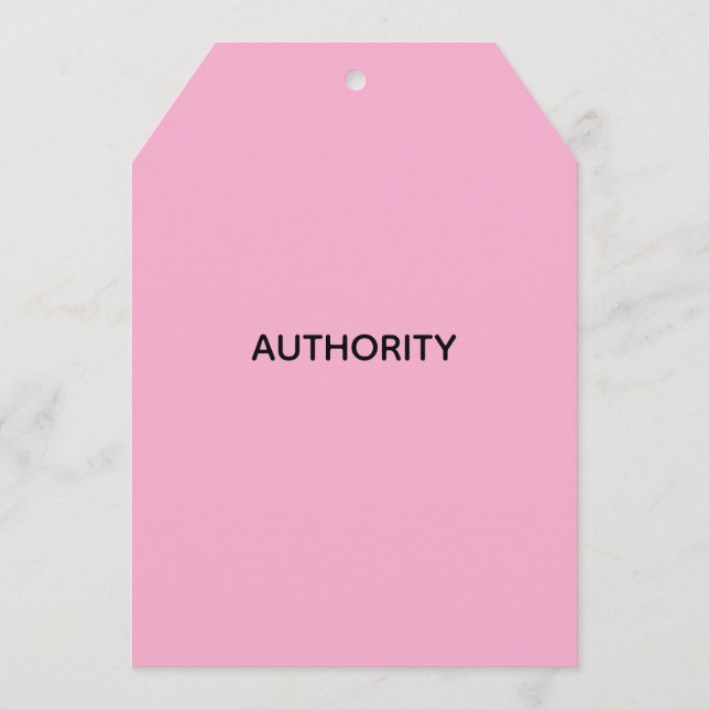 AUTHORITY JUDICIAL SYSTEM  PROGRAM (Front)