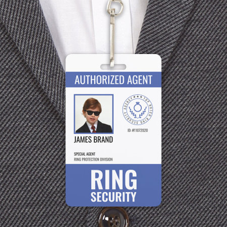 Authorized Agent Ring Bearer Security Badge