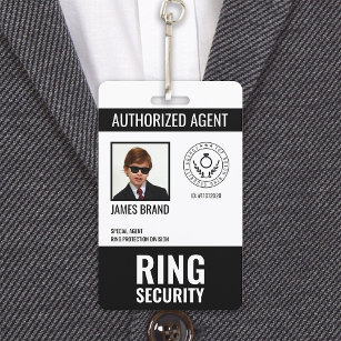 Authorized Agent Ring Bearer Security Badge