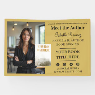 Author's Book Signing & Launch Event Promotion Banner