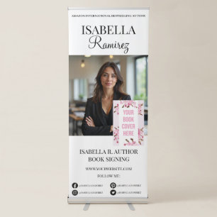 Author's Book Signing & Launch Event Promotion Retractable Banner