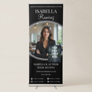 Author's Book Signing & Launch Event Promotion Retractable Banner