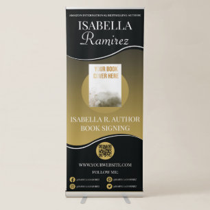 Author's Book Signing & Launch Event Promotion Retractable Banner