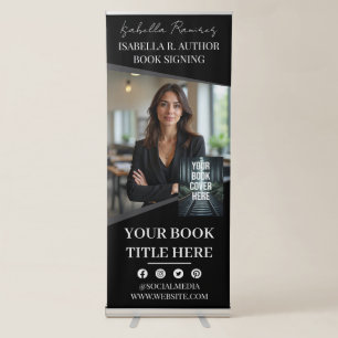 Author's Book Signing & Launch Event Promotion Retractable Banner