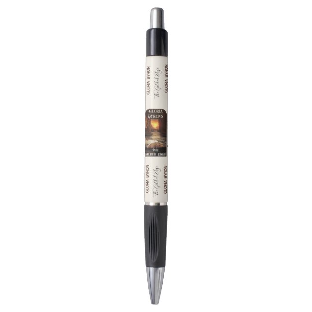  Author's Promotional Material Gilded Edge Pen (Front Vertical)