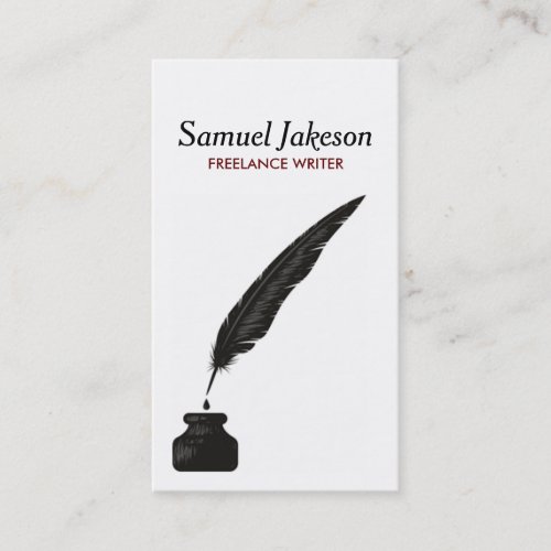 AUTHORS  WRITERS Business Card