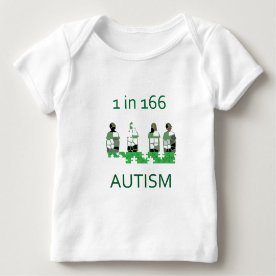 Autism 1 in 166 baby T-Shirt