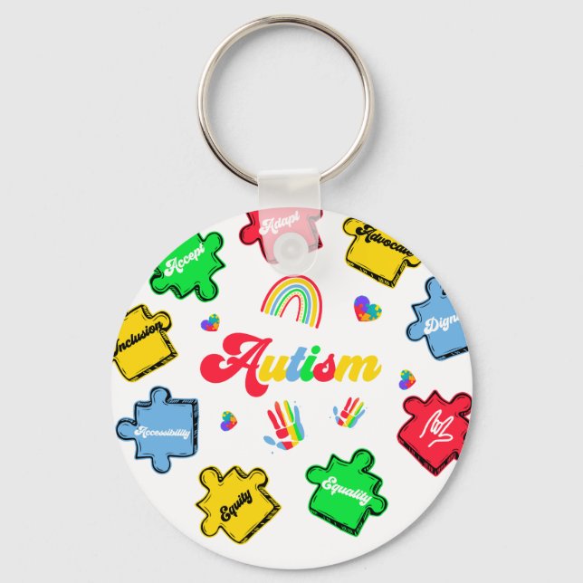 autism (3 keychain (Front)