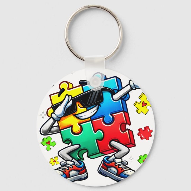autism (6 keychain (Front)