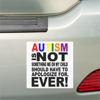 Autism - 7" x 7" Square Car Magnet