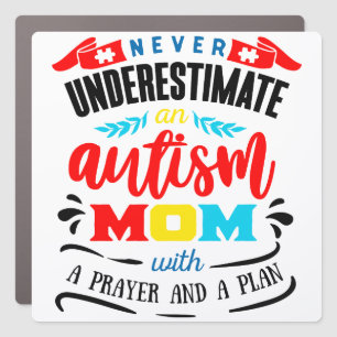 Autism 7" x 7" Square Car Magnet