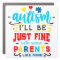 Autism - 7" x 7" Square Car Magnet