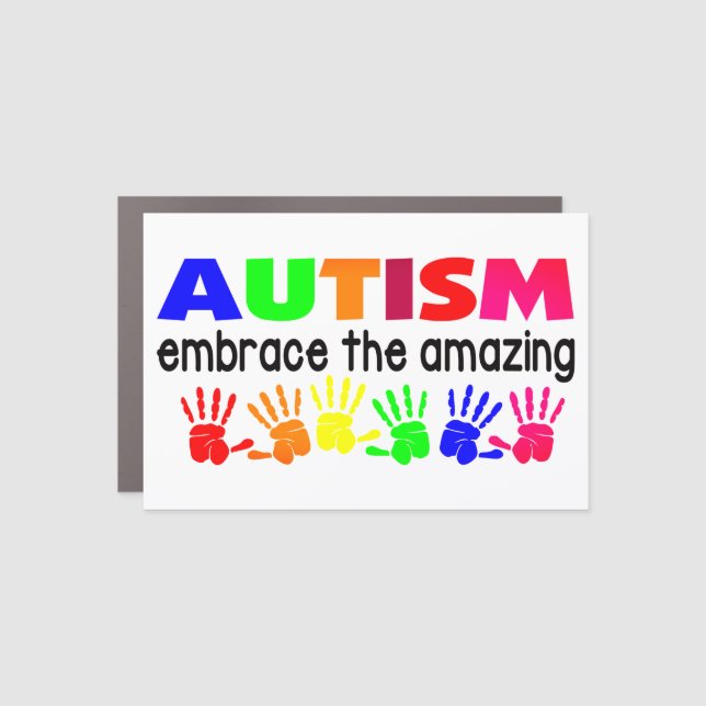 Autism - 7" x 7" Square Car Magnet (Front)