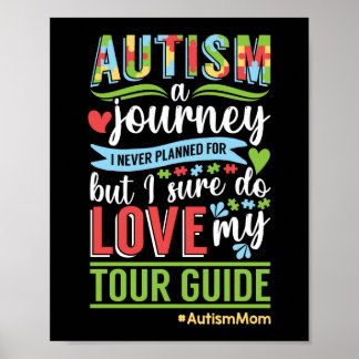 Autism A Journey I Never Planned For Mom Mother Poster