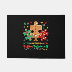 Autism Accept Understand Love Autism Puzzle Christ Doormat