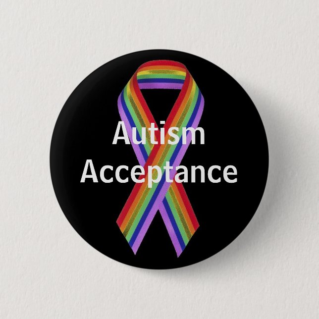 Autism Acceptance Button (Front)