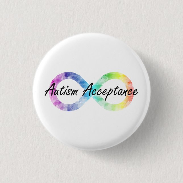 Autism Acceptance Button (Front)