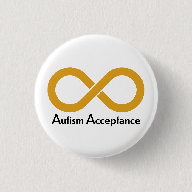 Autism Acceptance Button (Front)
