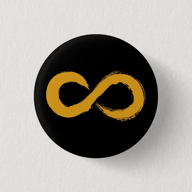 Autism Acceptance Infinity Button (Front)