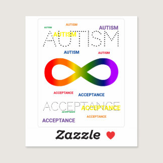 Autism Acceptance infinity Sticker