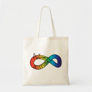 Autism Acceptance Infinity Symbol Tote Bag
