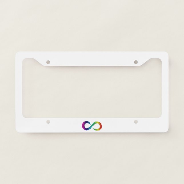 Autism Acceptance  License Plate Frame (Front)