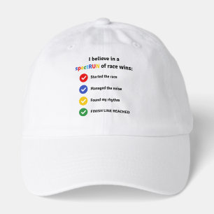 Autism Acceptance Month Autistic Runner Inclusive Hat