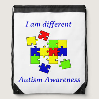 Autism Acceptance Puzzle Autism awareness day    Drawstring Bag