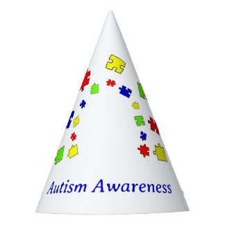 Autism Acceptance Puzzle Autism awareness day Party Hat