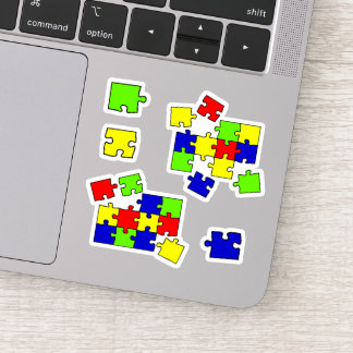 Autism Acceptance Puzzle Autism awareness day  Sticker