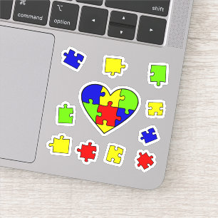 Autism Acceptance Puzzle Autism awareness day Sticker