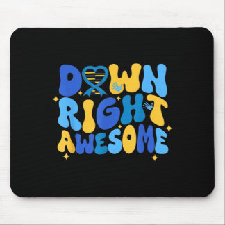 Autism adhd down syndrome awareness 321 down right mouse pad