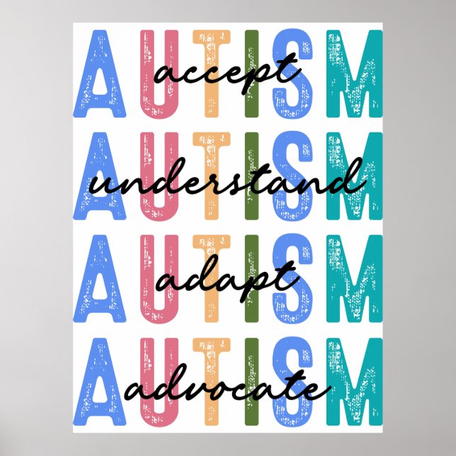 Autism Advocacy Poster (Front)
