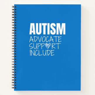 autism. advocate. support.include Notebook&Journal Notebook