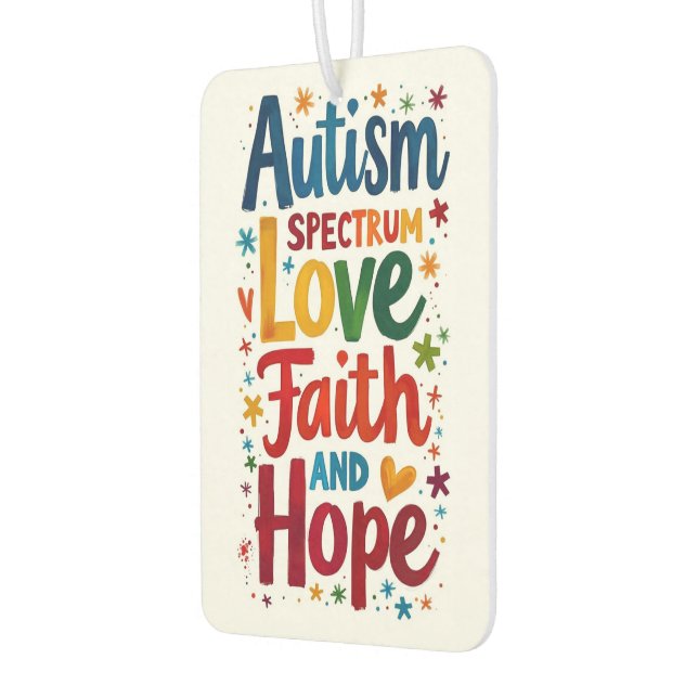 Autism Air Freshener (Left)
