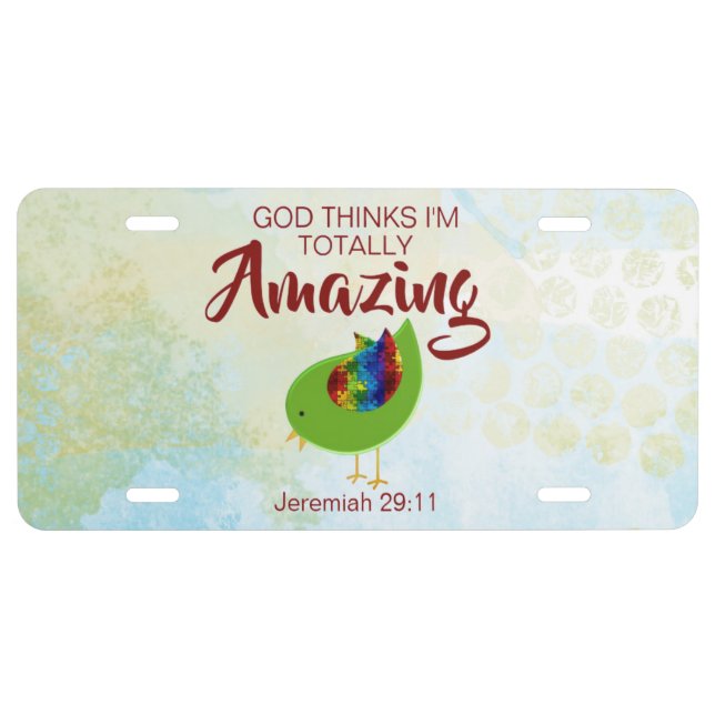 Autism  Aluminum license plate (Front)