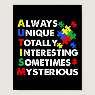 Autism Always Unique Poster