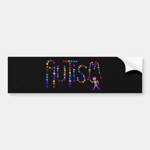 Autism and Artwork Bumper Sticker