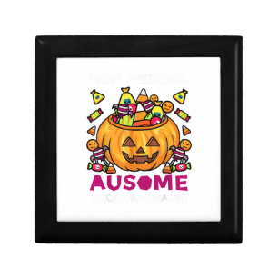 Autism ASD Awareness Halloween Non Verbal Trick Or Gift Box