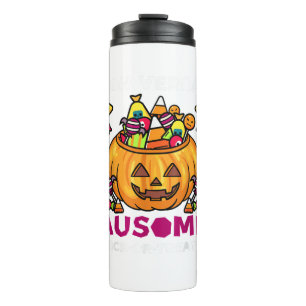 Autism ASD Awareness Halloween Non Verbal Trick Or Thermal Tumbler