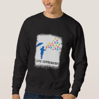 Autism Autism Awareness Bleached Sweatshirt