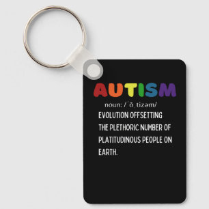 Autism Autism Definition Support Autism Awareness Keychain